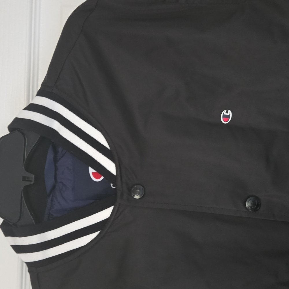 Champion Black and White Bomber Jacket - Picture 2 of 6